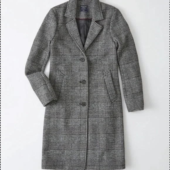 Abercrombie Fitch Jackets Coats Abercrombie Woolblend Dad